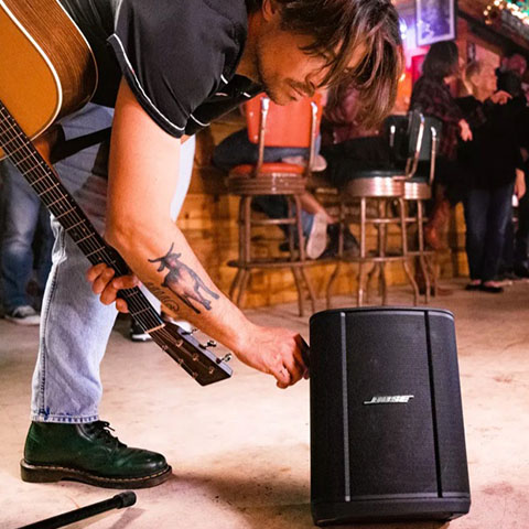 Professional audio store products display - Seven Plus UAE