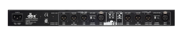 DBX 234xs Stereo 2/3 Way, Mono 4-Way Crossover with XLR Connectors UK Version - Image 2