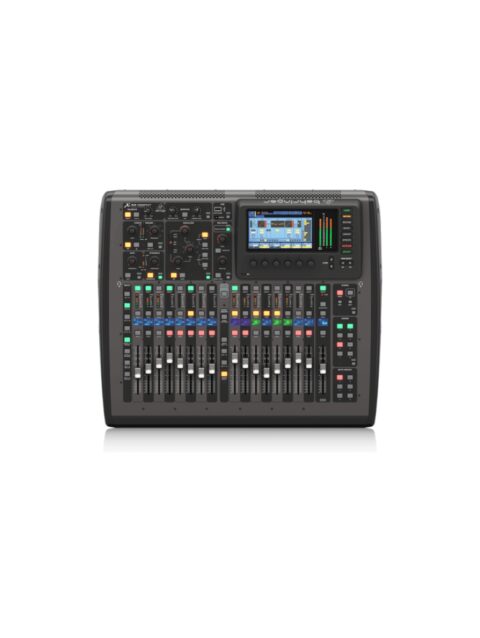 Behringer X32 Compact Compact 40-Input, 25-Bus Digital Mixing Console with 16 Programmable Midas Preamps, 17 Motorized Faders,-Channel LCD's, 32-Channel Audio Interface and iPad/iPhone Remote Control