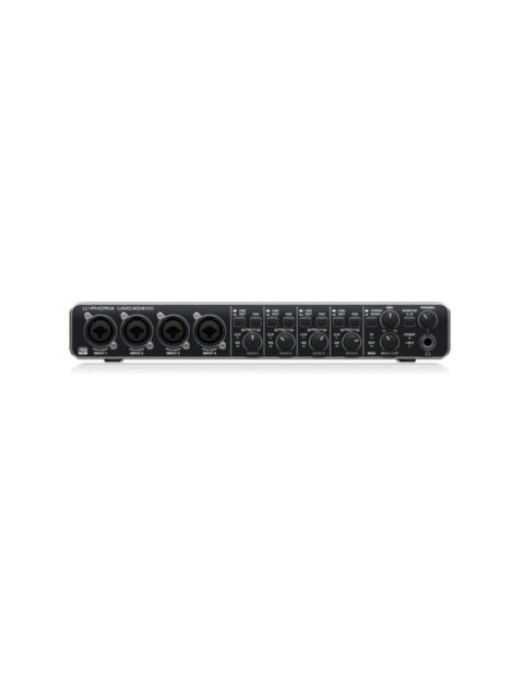 Behringer UMC404HD Audiophile 4x4, 24-Bit/192 kHz USB Audio/MIDI Interface with Midas Mic Preamplifiers