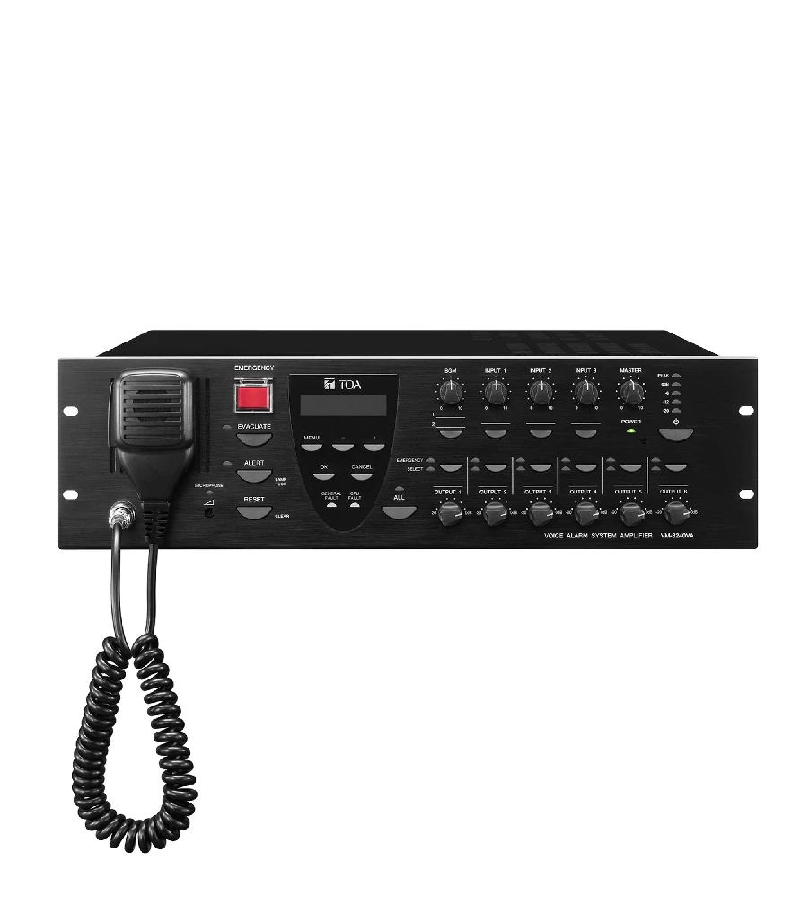 TOA VM-3240VA AMQ Voice Alarm System Amplifier